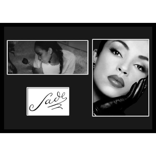 10種類!Sade/シャーデー/サインプリント&amp;証明書付きフレーム/BW/モノクロ/ディスプレイ (...
