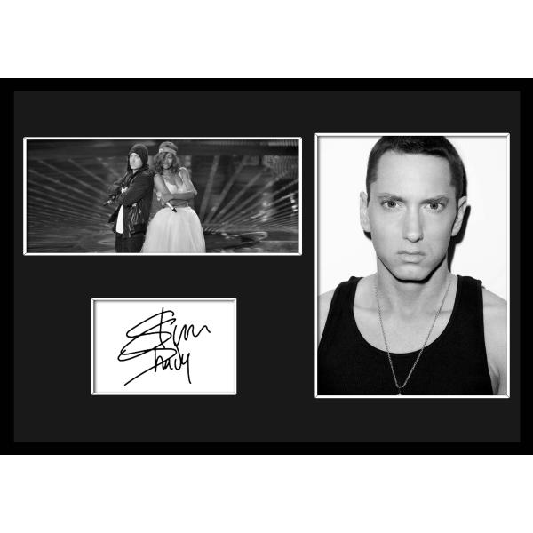 10種類!Eminem/エミネム/サインプリント&amp;証明書付きフレーム/BW/モノクロ/ディスプレイ ...