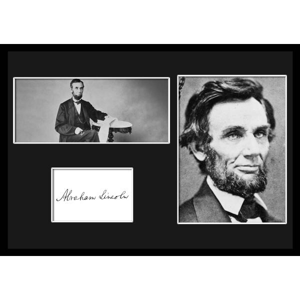 10種類!Abraham Lincoln/エイブラハム・リンカーン/サインプリント&amp;証明書付きフレー...