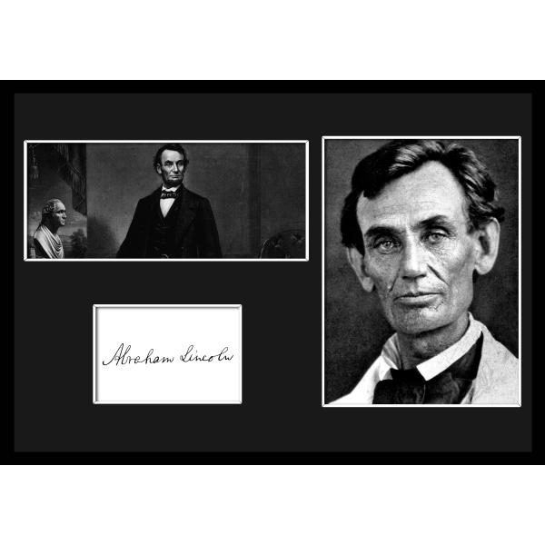 10種類!Abraham Lincoln/エイブラハム・リンカーン/サインプリント&amp;証明書付きフレー...
