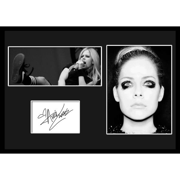 10種類!Avril Lavigne/アヴリル・ラヴィーン/サインプリント&amp;証明書付きフレーム/BW...