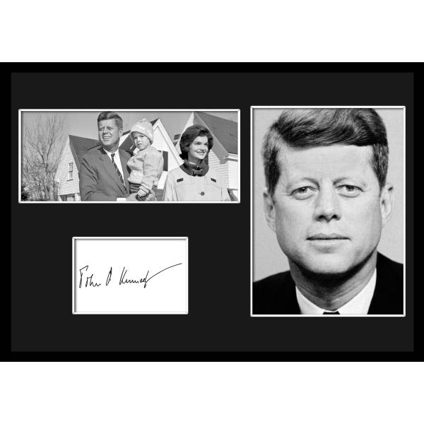 10種類!John F. Kennedy/ジョン・F・ケネディ/JFK/サインプリント&amp;証明書付きフ...