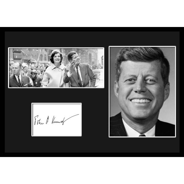 10種類!John F. Kennedy/ジョン・F・ケネディ/JFK/サインプリント&amp;証明書付きフ...