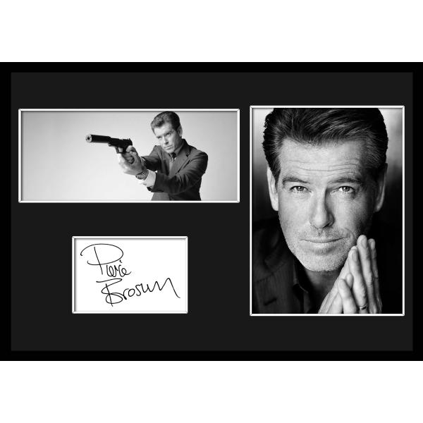 10種類!Pierce Brosnan/ピアース・ブロスナン/サインプリント&amp;証明書付きフレーム/B...