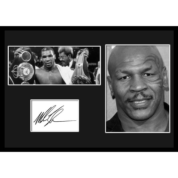 10種類!ボクシング!Mike Tyson/マイク・タイソン/サインプリント&amp;証明書付きフレーム/B...