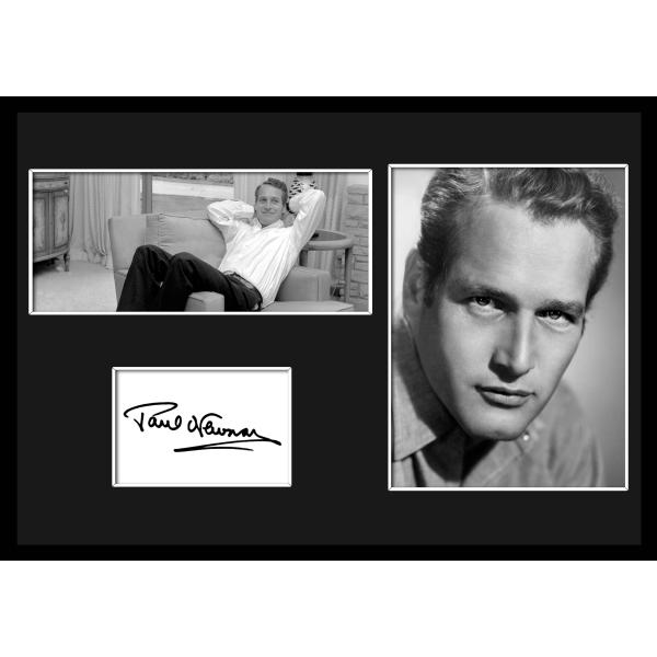 10種類!Paul Newman/ポール・ニューマン/サインプリント&amp;証明書付きフレーム/BW/モノ...