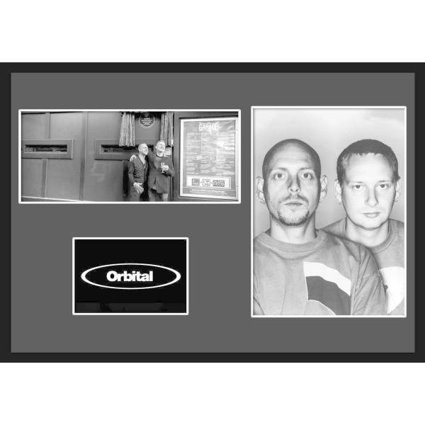 7種類!Orbital/オービタル/ROCK/ロックバンドグループ/証明書付きフレーム/BW/モノク...