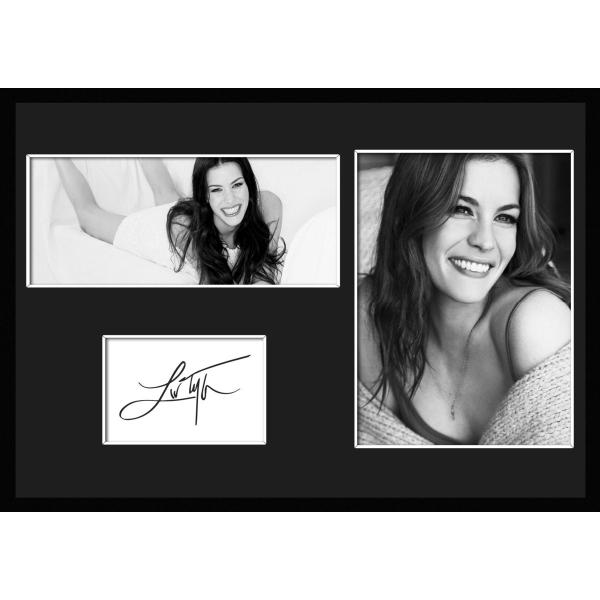 5種類!Liv Tyler/リヴ・タイラー/女優/映画/サインプリント&amp;証明書付きフレーム/BW/モ...