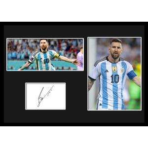 Lionel Messi/リオネル・メッシ/サインプリント&amp;証明書付きフレーム/BW/カラー/ディス...
