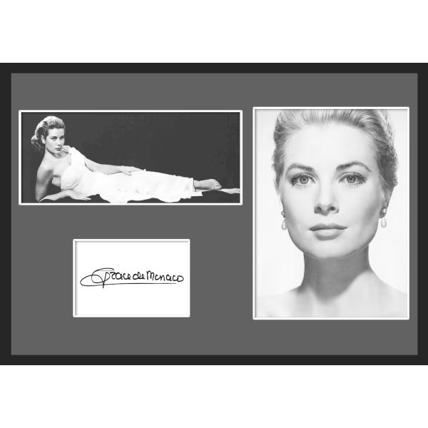 10種類!Grace Kelly/グレース・ケリー/モナコ公国/公妃サインプリント&amp;証明書付きフレー...