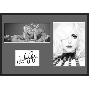 ＊大特価＊レディー・ガガ　サイン入りポートレート額装済み　真正証明書付き 10種類!Lady Gaga/レディー・ガガ/サインプリント&証明書付きフレーム