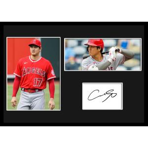 MLB ロサンゼルス・ドジャース 大谷翔平 サイン プリント フレーム