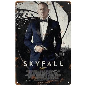 映画ポスター【007/James Bond/ジェームズ・ボンド】インテリア/ブリキ看板/サビ風-13