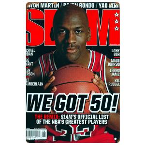 ブリキ看板【Michael Jordan/マイケル・ジョーダン】バスケ/NBA