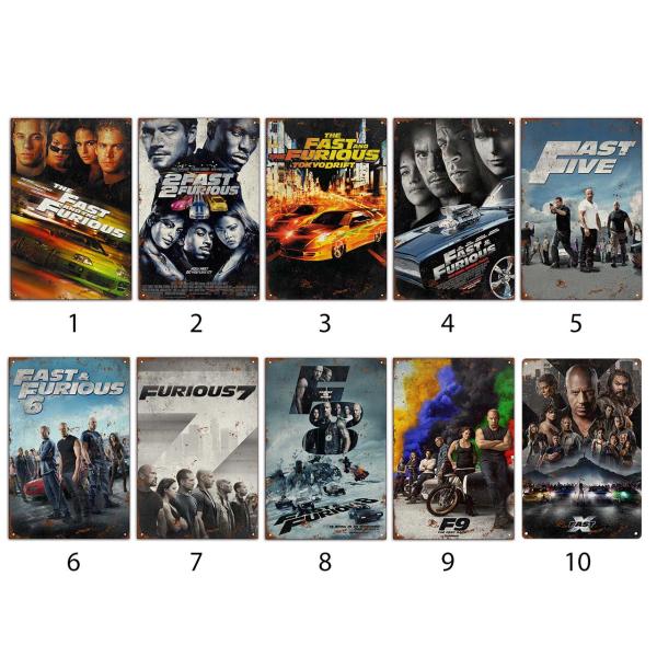全作10枚セット【ワイルド・スピード/The Fast and the Furious】映画シリーズ...