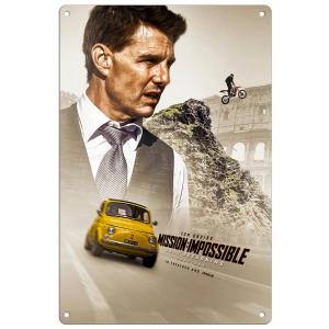 雑貨【Mission: Impossible / ミッション: インポッシブル】人気映画シリーズ メタルプレート ブリキ看板 サビ風なし -11｜cny1