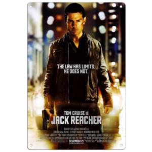 映画【トム・クルーズ/Tom Cruise】アウトロー / Jack Reacher  メタルプレート ブリキ看板 サビ風なし -10｜cny1