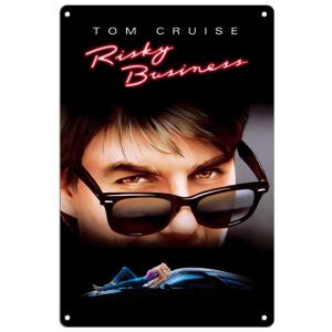 映画【トム・クルーズ/Tom Cruise】卒業白書 / Risky Business メタルプレー...