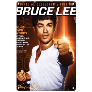 ブリキ看板【 Bruce Lee / ブルース・リー 】セレブ/映画/俳優/ポスター/マガジン風/雑...