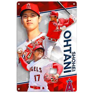 雑貨【大谷翔平 】MLB ロサンゼルス・ドジャース プロ野球選手 写真 メタル ポスター ブリキ 看板 ブリキ看板 サビ風なし -4