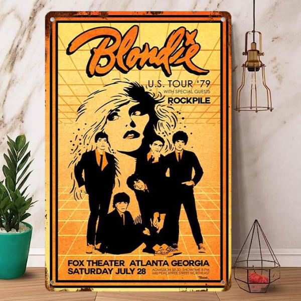 Rock Poster / ロックポスター【 Blondie/ ブロンディ 】メタル ポスター / ...