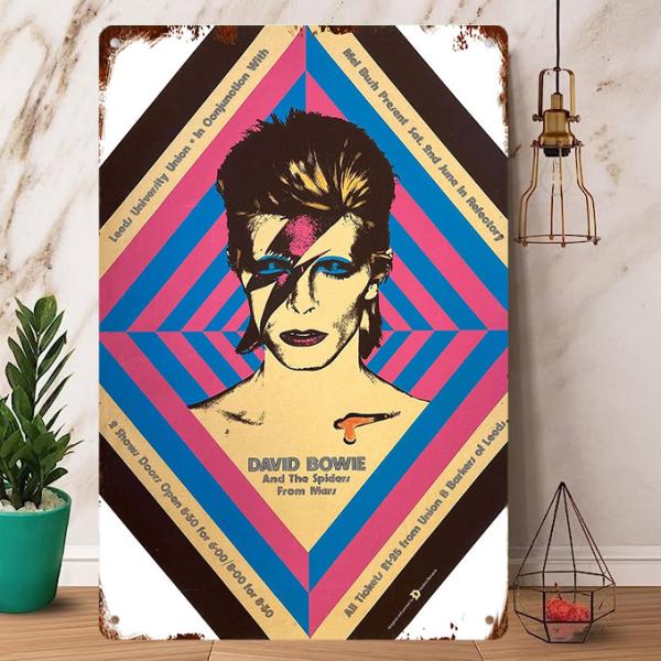 Rock Poster / ロックポスター【 デヴィッド・ボウイ / David Bowie 】メタ...