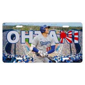MLB サイン プレート 3枚セット 看板 大谷翔平 ロサンゼルス ドジャース 公式グッズ 定形外郵便対応可