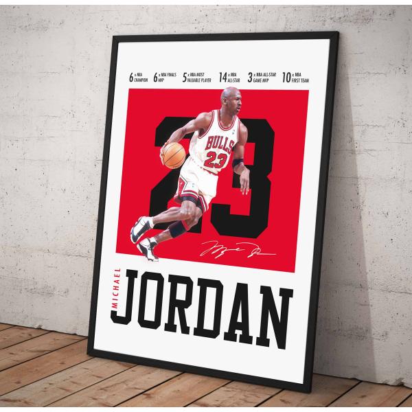 ポスター 【 NBA マイケル・ジョーダン / Michael Jordan 】poster フレー...