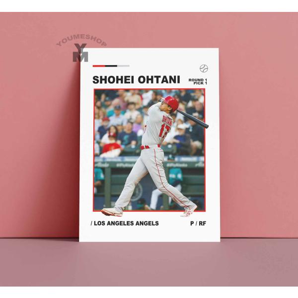 ポスター 【 MLB ロサンゼルス・エンゼルス 大谷翔平 】poster フレームなし A4 297...