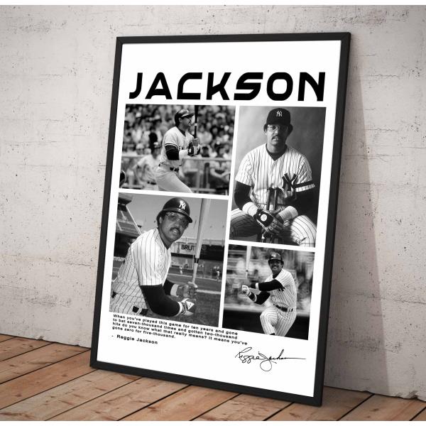ポスター 【 MLB レジー・ジャクソン / Reggie Jackson 】poster フレーム...