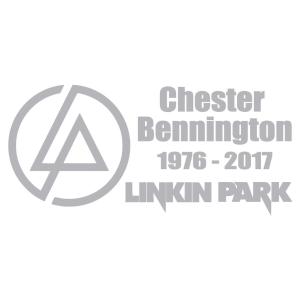 【全16色】リンキン・パーク/Linkin Park/チェスター・ベニントン/Chester Bennington car stickerカーステッカー車シールシルバーsilver銀｜cny1