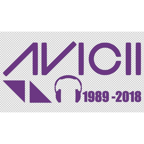 【全16色】DJ アヴィーチー/DJ Avicii/RIP Avicii car sticker-1...