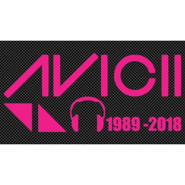 【全16色】DJ アヴィーチー/DJ Avicii/RIP Avicii car sticker-1...