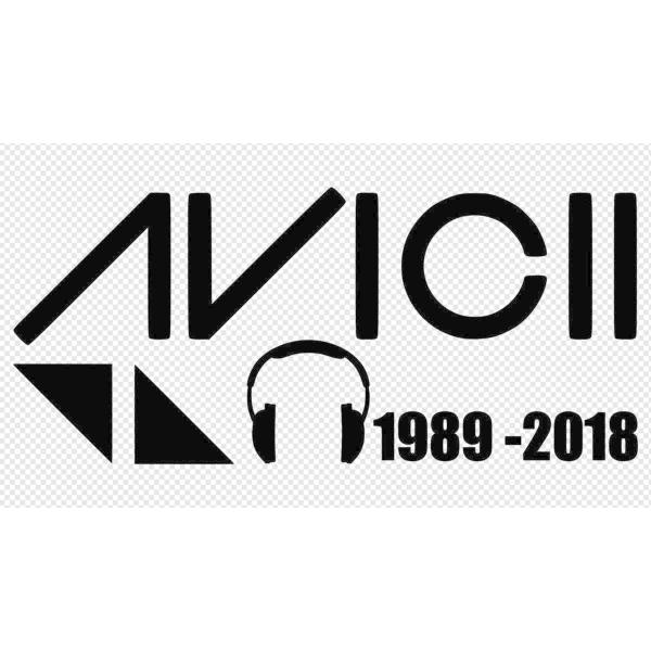 【全16色】DJ アヴィーチー/DJ Avicii/RIP Avicii car sticker-1...