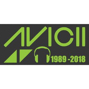 【全16色】DJ アヴィーチー/DJ Avicii/RIP Avicii car sticker-1...