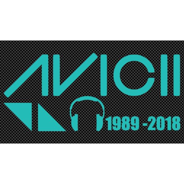 【全16色】DJ アヴィーチー/DJ Avicii/RIP Avicii car sticker-1...