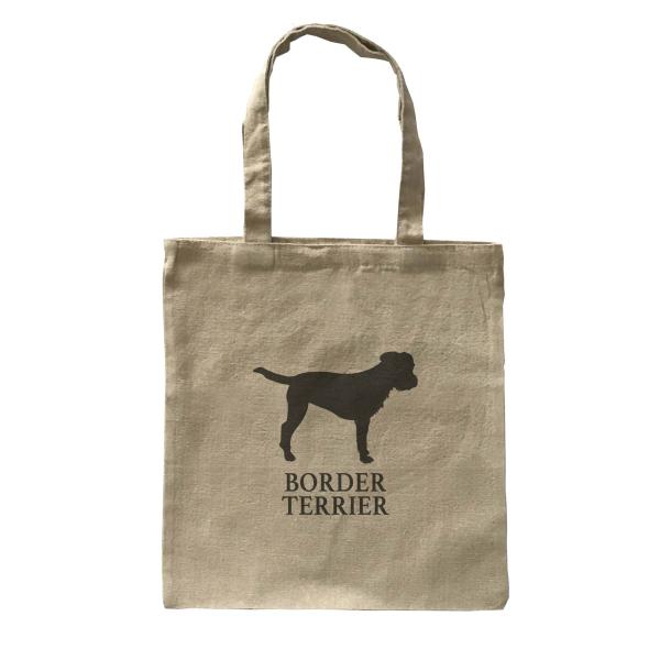 Dog Canvas tote bag/愛犬キャンバストートバッグ【Border Terrier/ボ...