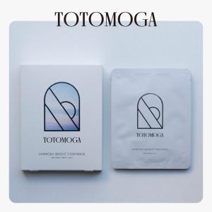 TOTOMOGA ハーモニー ブライト ステム マスク トトモガ（ 4枚入り)　日本製 シートパック フェイスシート 顔 フェイスマスク パック ヒト幹細胞 とろみ 乾燥｜co-beauty