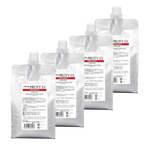 x4個セット」 香栄化学 プロティーEX シャンプー 1L (レフィル