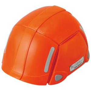 折りたたみヘルメット オレンジ TSC-10N | 防災 文具 文房具 新学期