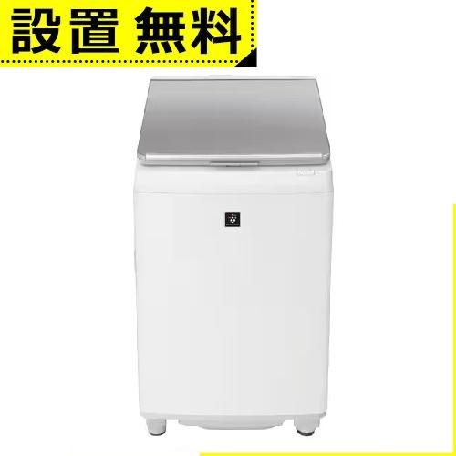 全国設置無料 シャープ 洗濯機 ESPT10H | 縦型洗濯乾燥機 洗濯10kg 乾燥5kg プラズ...