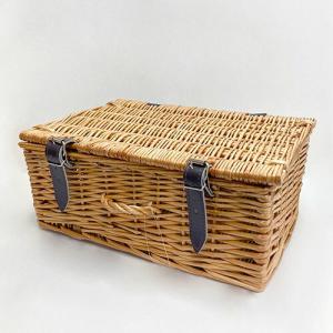 VINTAGE ヴィンテージ*ラタン バスケット トランク*籐 籠 かご バッグ