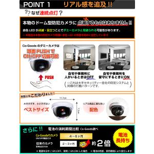 ダミー防犯カメラ (ON/OFF機能付 2個)...の詳細画像2