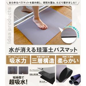 珪藻土 バスマット オリジナルデザイン かわい...の詳細画像3