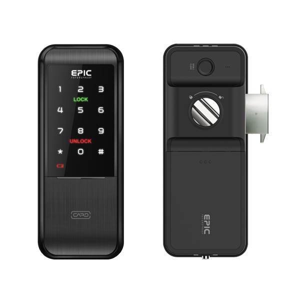 EPIC　後付け電子錠　ES-S520H　引戸専用　故障しても安心！　暗証番号・IC・非常キータイプ...