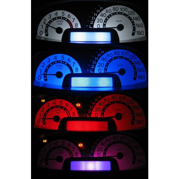 ファンカーゴ NCP20系 タコ有りメーター用LED照明 1台分セット