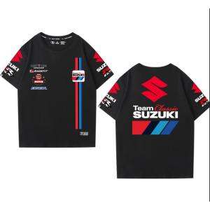 スズキ Tシャツ メンズ レーシングオートバイ 半袖 ☆16☆ スポーツ