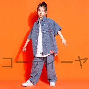 キッズ ダンス衣装 ヒップホップ 子供服 HI...の詳細画像3
