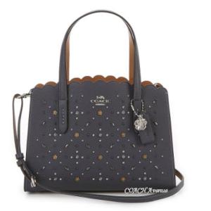 残り一点 コーチ COACH 29528 チャーリー キャリーオール 28 ウィズ プレーリー リベット ミッドナイトネイビー 送料無料 残り一点