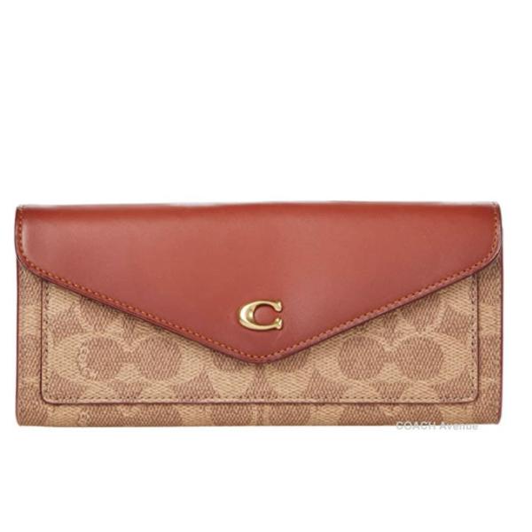 なくなり次第終了セール コーチ COACH C2327 ウィン ソフト ウォレット カラーブロック ...